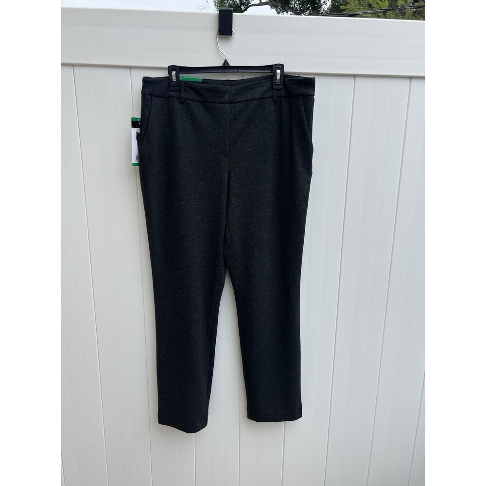 Dalia Women's Built-in Tummy Control Panel Size XL 30” Inseam Mid Rise Gray NWT